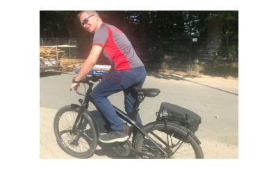 SEGLER-Chef fährt mit dem Rad zur Arbeit