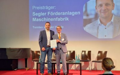 SEGLER gewinnt Praxispreis „Klimafreundliche Industrie: Einfach mal machen.“